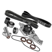 Timing Belt Kit with Water Pump Compatible with 03-18 Honda Accord Crosstour Pilot Odyssey Ridgeline Acura MDX RDX RL TL TSX ZDX Saturn Vue 3.0L 3.2L 3.5L 3.7L V6 19200RDVJ01 TKH002 TCKWP329
