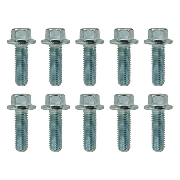 Timing Chain Cover Hex Flange Bolts Replacement for LS/LT Engines - LS1, LS2, LS3, LSX, LT1, LT2 (10 Pack)