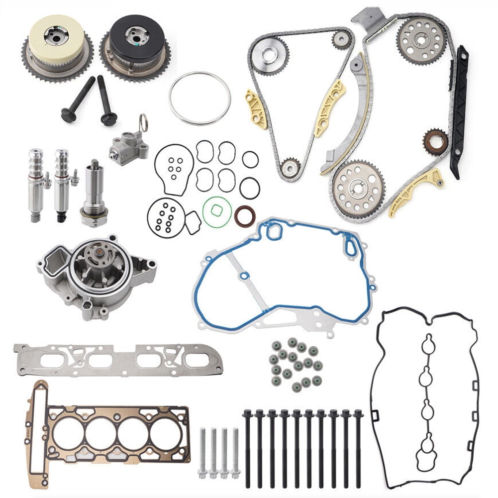 Timing Chain Gears Kit + Head Gasket Bolts Set for 20092016 GM Ecotec