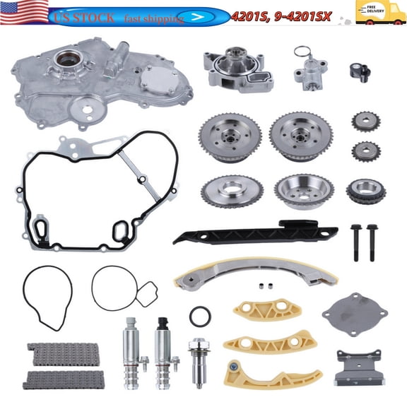 Timing Chain Kit 2.4L Fit for Chevrolet Equinox 2.4L 2009-2017 Replacement 9-4201S, 9-4201SX