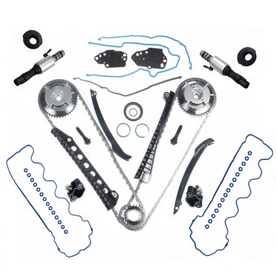 Timing Chain Kit+Cam Phasers+VVT Valves For 2004-2008 Ford F-150 F-250 F-350 Lincoln Triton 3V 5.4L