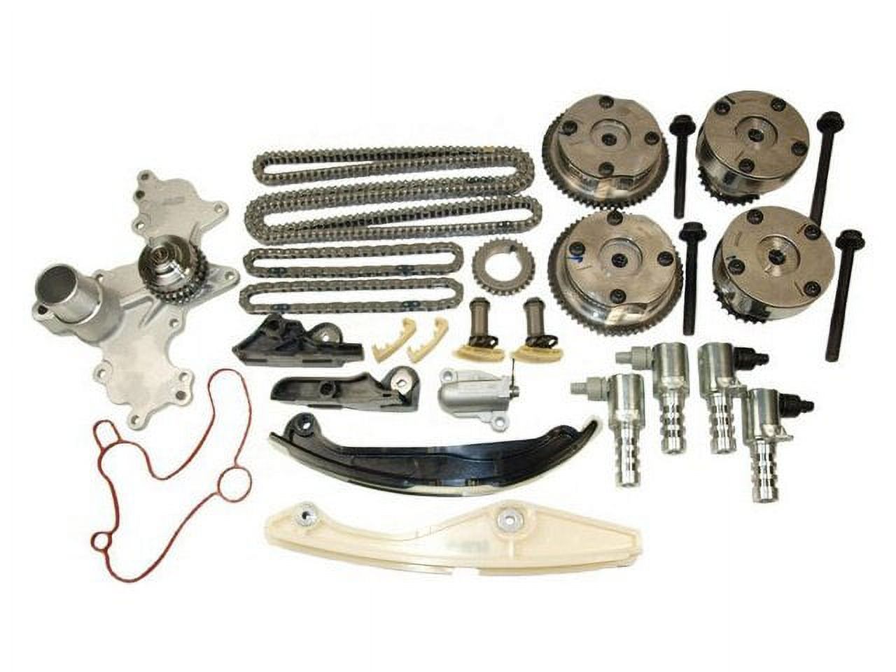 Timing Chain Kit With VVT Sprockets And Solenoids - Compatible With 2011 - 2013 Ford F-150 3.5L V6 2012