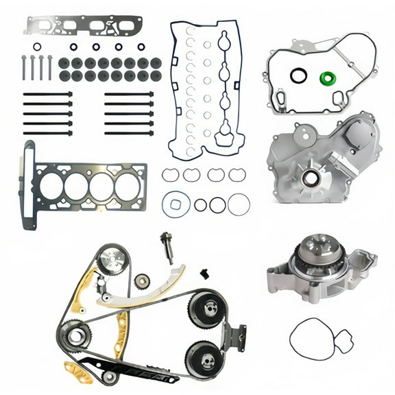Timing Chain Kit Head Gasket Oil Pump For 2009-2017 Chevy For GMC Terrain Equinox 2.4L