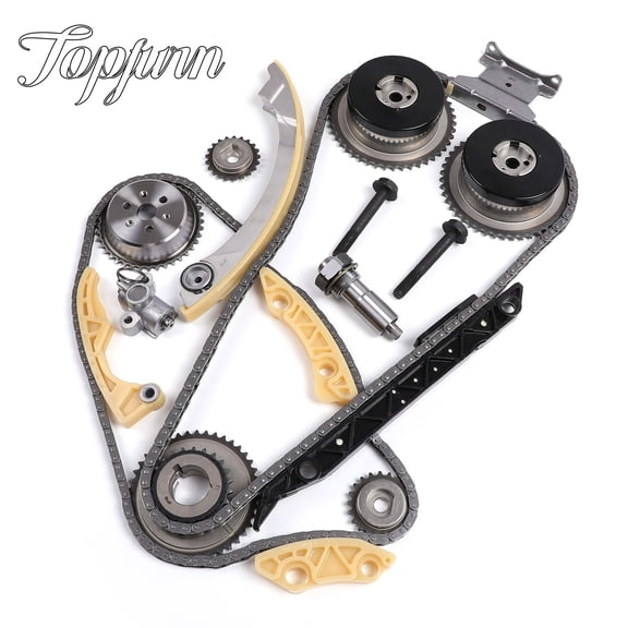 Timing Chain Kit & VVT Gears Replacement for Buick Regal Chevy Malibu GMC Terrain 11-17 2.4Lain 11-17, Pontiac G5 L4 2.2L 2.4L Replace# 12621505