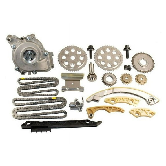 Timing Chain Kit and Water Pump - Compatible with 2002 - 2005 Pontiac Grand Am 2.2L 4-Cylinder 2003 2004