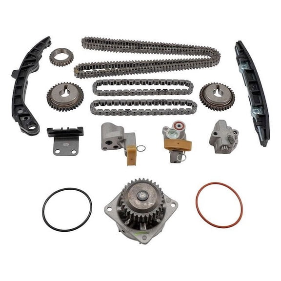 Timing Chain Kit and Water Pump - Compatible with 2003 - 2007 INFINITI G35 3.5L V6 VQ35DE DOHC 2004 2005 2006