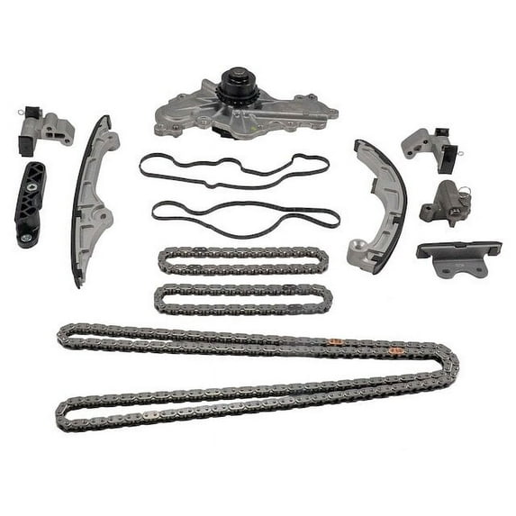 Timing Chain Kit and Water Pump - Compatible with 2008 - 2009 Ford Taurus X 3.5L V6 VIN W DOHC