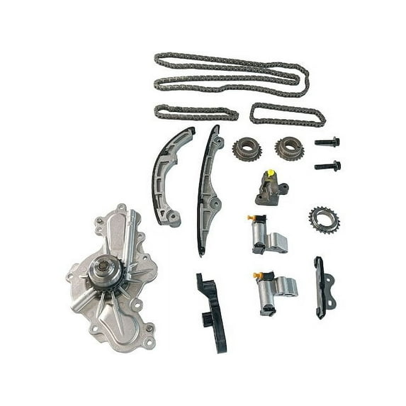 Timing Chain Kit and Water Pump - Compatible with 2008 - 2009 Mercury Sable 3.5L V6 - Replacement