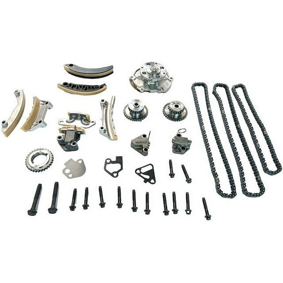 Timing Chain Kit and Water Pump - Compatible with 2009 - 2021 Chevy Traverse 3.6L V6 2010 2011 2012 2013 2014 2015 2016 2017 2018 2019 2020
