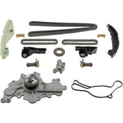 Timing Chain Kit and Water Pump - Compatible with 2013 - 2016 Lincoln MKZ VIN K DOHC 2014 2015