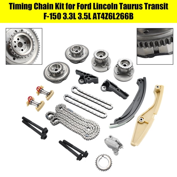 Timing Chain Kit for Ford Lincoln Taurus Transit F-150 3.3L 3.5L AT4Z6L266B