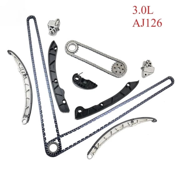 Timing Chain Kit for Jaguar Land Rover 3.0L V6 Supercharged Engine AJ126 - 140/72 Links, OE Spec