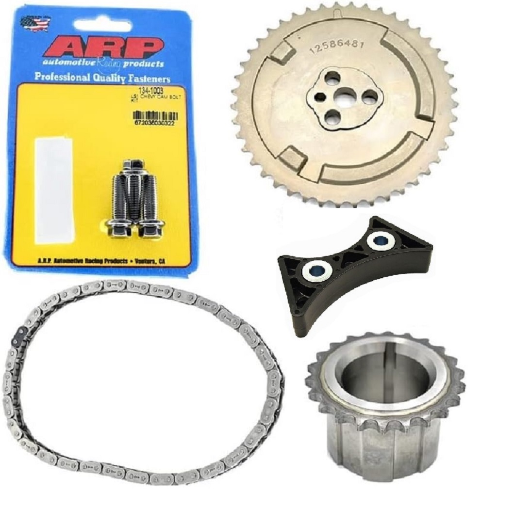 Timing Chain Set with Cam Sprocket, ARP Cam Bolts, Crank Gear, Timing
