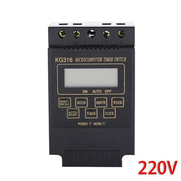 Timing Controller On Off Switch Timer 180V-240V Automatic Electrical Kg316T Monitor Outdoor Outlet Power Convenient