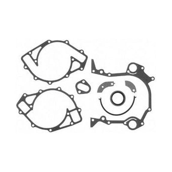 Timing Cover Gasket Set - Compatible with 1973 - 1979, 1983 - 1997 Ford F-350 7.5L V8 1974 1975 1976 1977 1978 1984 1985 1986 1987 1988 1989 1990 1991 1992 1993 1994 1995 1996