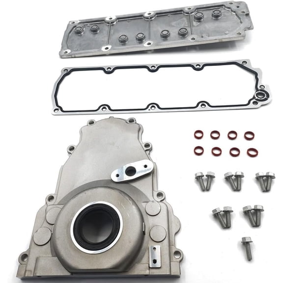 Timing Cover Kit Replacement For GM LS2 LS3 LS7 2007-2013 NON AFM LS Gen4 Valley Cover Plate 12598832 12610141 12600326 12633906