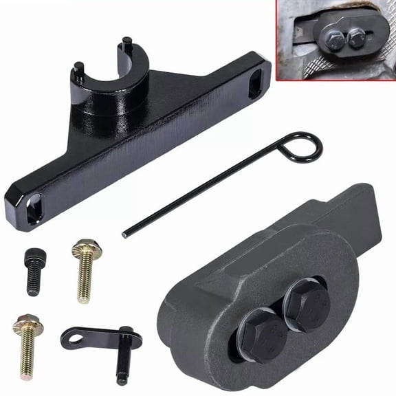 Timing Service Tool Kit Compatible with BMW N20 N26 Engines, 7676 Oil Seal Repair Tool, 2801 Flywheel Lock, 1-Pack