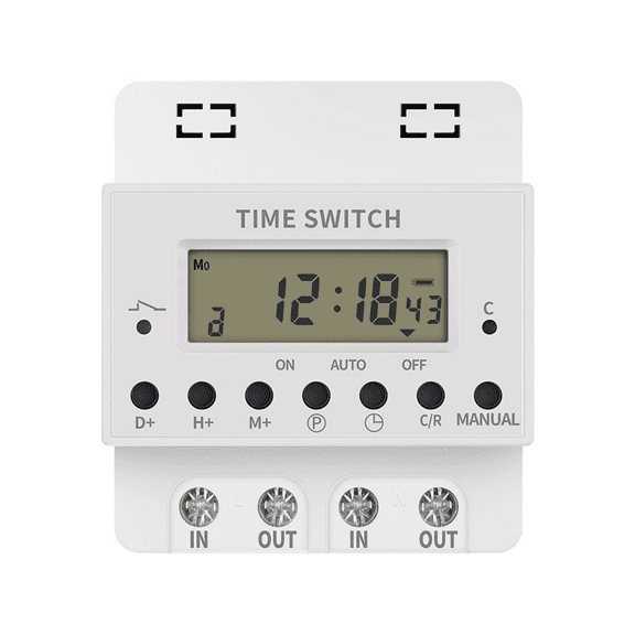 Timing switch time controller New Practical Time Controller Switch Relay High Power nterface Plastic