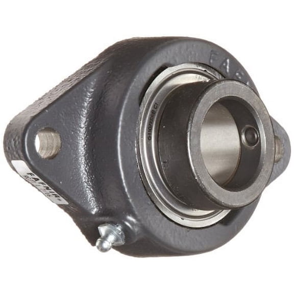 Timken Flange Bearing, 2-Bolt, Ball, 1-7/16" Bore RCJT 1 7/16
