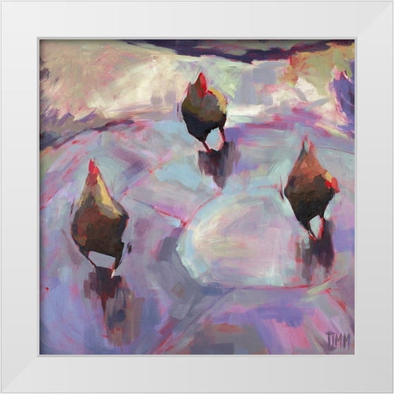 Timmerman, Lisa 26x26 White Modern Wood Framed Museum Art Print Titled - Human Race 2