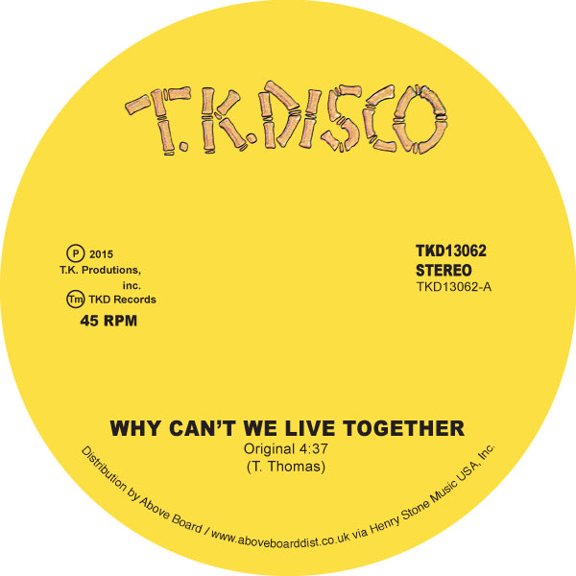 Timmy Thomas - Why Can't We Live Together - Music & Performance - Vinyl