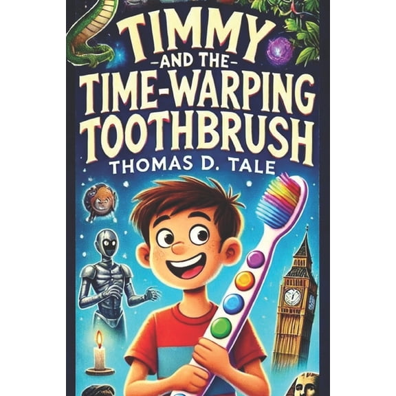 Timmy and the Time - Warping Toothbrush: Discovering Dinosaurs, Knights, and Space Travel, (Paperback)