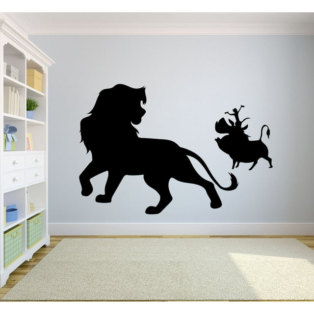 Timon and Pumbaa Mufasa The Lion King Wall Decals For Kids Rooms Decor