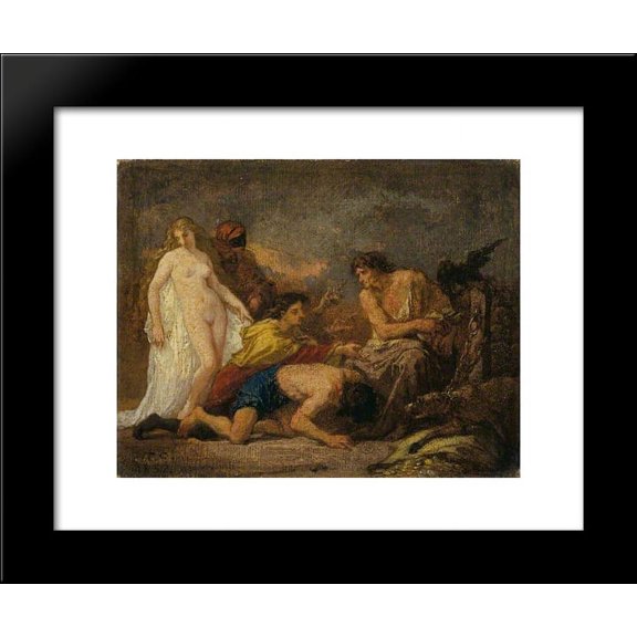 Timon of Athens 20x24 Framed Art Print by Thomas Couture