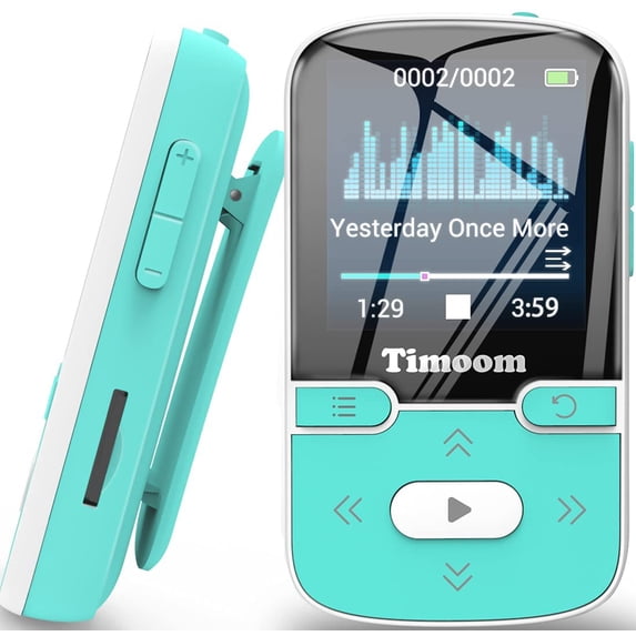 Timoom Bluetooth 32GB MP3/DVD Player, Green, X57