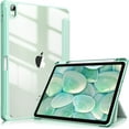 thumbnail image 1 of Timoom Slim Case for iPad Air 5th Generation (2022) / iPad Air 4th Generation (2020) 10.9 Inch - [Built-in Pencil Holder] Shockproof Cover with Clear Transparent Back Shell, 1 of 7