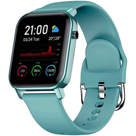Timoom Smart Watch for Android and iOS Phone with 1.4" Touch Screen, Activity Fitness Tracker Heart Rate Sleep Monitor, 5ATM Waterproof Pedometer Smartwatch Step Counter for Women and Men