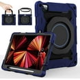 thumbnail image 1 of Timoom for iPad Air 5th Generation Case 2022 / 4th Gen 2020 10.9 in with Screen Protector for Kids[15ft Drop Protection] iPad Pro 11 Case 4th 3rd 2nd 1st Gen (2022 2021 2020 2018) with 360 Stand, 1 of 6