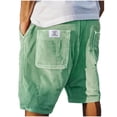 thumbnail image 1 of Timoontee Corduroy Shorts for Men Casual Workout Shorts Lightweight Summer Shorts Comfy Loungewear Shorts Elastic Waist Drawstring Shorts Green XXXXXL, 1 of 4