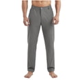 thumbnail image 1 of Timoontee Men Button Front Elastic Back Waist Straight Slim Quick Dry Chino Pants Deep Side Pockets Wrinkle Resistant Office Commute Sightseeing Daily Trousers S, 1 of 9