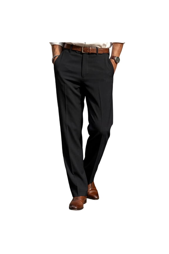 Men Drawstring Waist Wide Leg Multi Layer Patch Cargo Pants Loose Straight Full Leg Smooth Woven Street Hip Hop Daily Walking Trousers Black XL