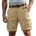 thumbnail image 1 of Timoontee Men Outdoor Shorts with Multiple Utility Pockets and Breathable Lightweight Material for Modern Fit All Day Comfort Yellow L, 1 of 7