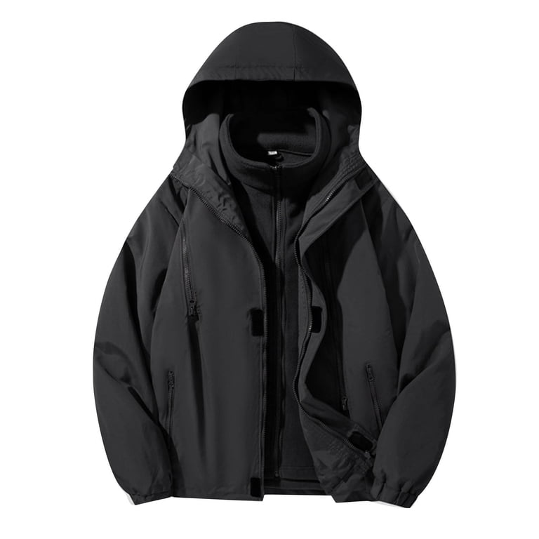 Reflective Piping Safety Coat Ash City Core 365 Men's 3-in-1