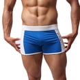 thumbnail image 1 of Timoontee Men's Athletic Short Summer Beach Shorts Slim Fit Stretch Boxer Briefs Breathable Quick Dry Swim Trunks for Surfing Swimming Etc Sky Blue L, 1 of 9