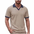 thumbnail image 1 of Timoontee Men's Short Sleeve Basic T Shirt Breathable Fabric Moisture Wicking V V Neck Crew Neck Versatile Style For Yellow M, 1 of 9