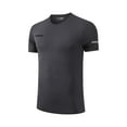 thumbnail image 1 of Timoontee Men's Short Sleeve Basic T Shirt Moisture Wicking Quick Dry Crew Neck Crew Neck V Neck Easy To Match With Breathable Fab Gray M, 1 of 4