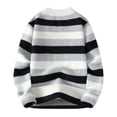 thumbnail image 1 of Timoontee Men's Stretch Knit Sweater Color Block Pullover Tops Comfy Long Sleeve Crewneck Knit Textured Sweaters Fall Winter Casual Sweaters Black XXXL, 1 of 8