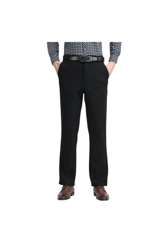 Mens Button Closure Zipper Design Functional Pockets Corduroy Fabric Long Pants Elastic Waist Drawstring Zipper Black XL