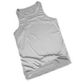 thumbnail image 1 of Timoontee Mens Sleeveless Top High Neck Solid Design Sleeveless Silhouette Quick Dry Fabric for Sports Activities Gray M, 1 of 3