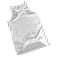 thumbnail image 1 of Timoontee Mens Sleeveless Top High Neck Solid Design Sleeveless Silhouette Quick Dry Fabric for Sports Activities White S, 1 of 3