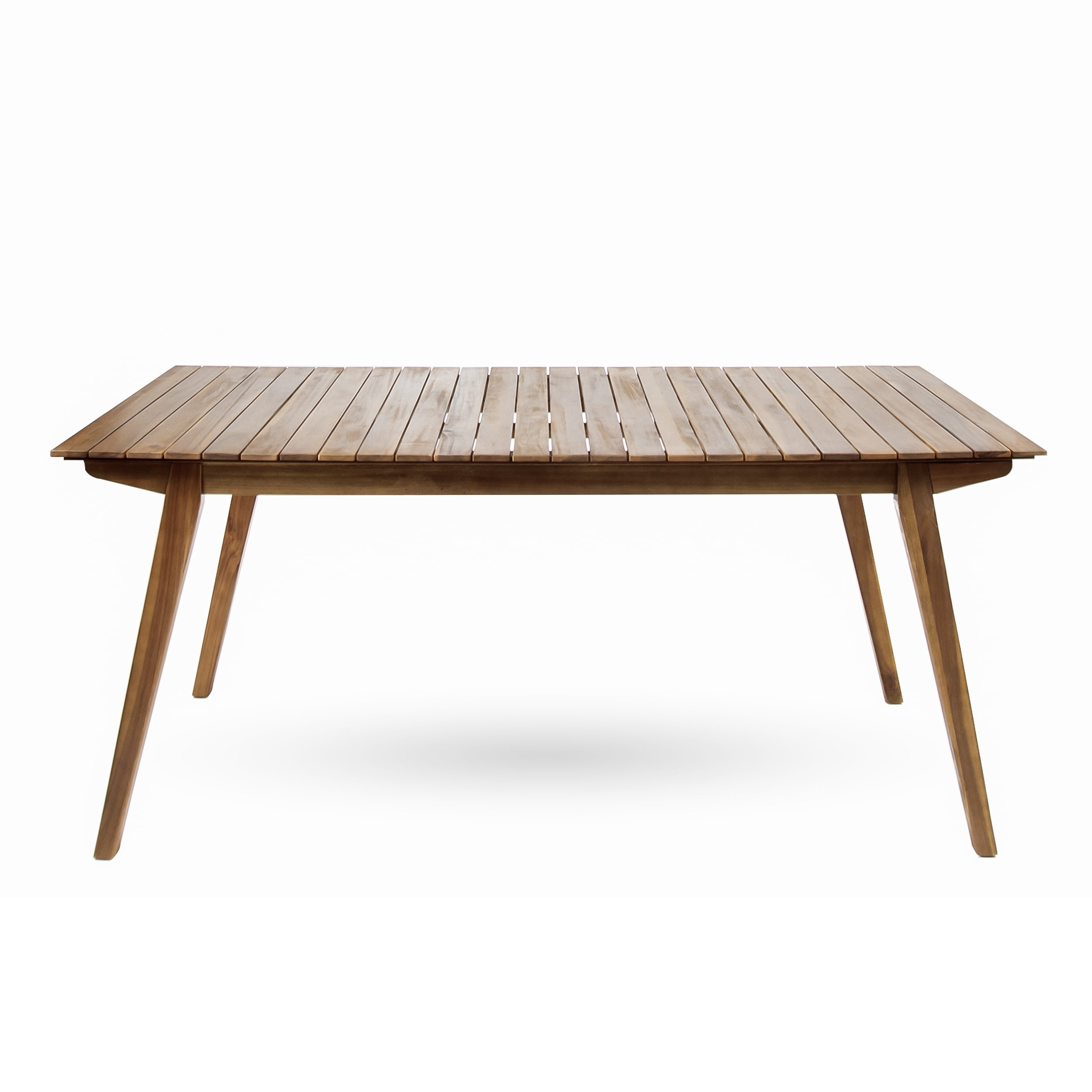 Timor 69" Teak Acacia Wood Outdoor Dining Table