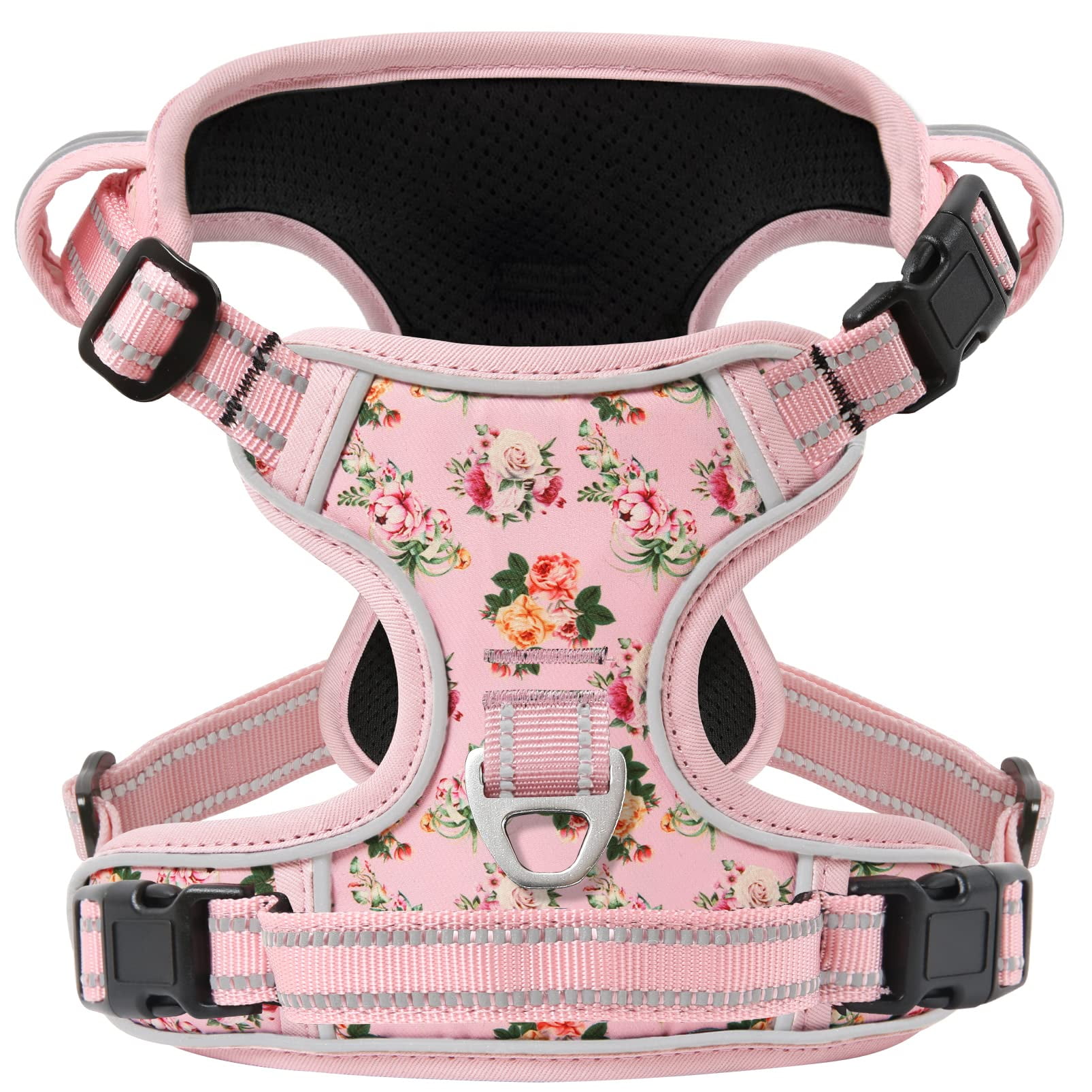 Timos No Pull Dog DMF15 Harness, Release at Reflective 3 Snap Buckles ...