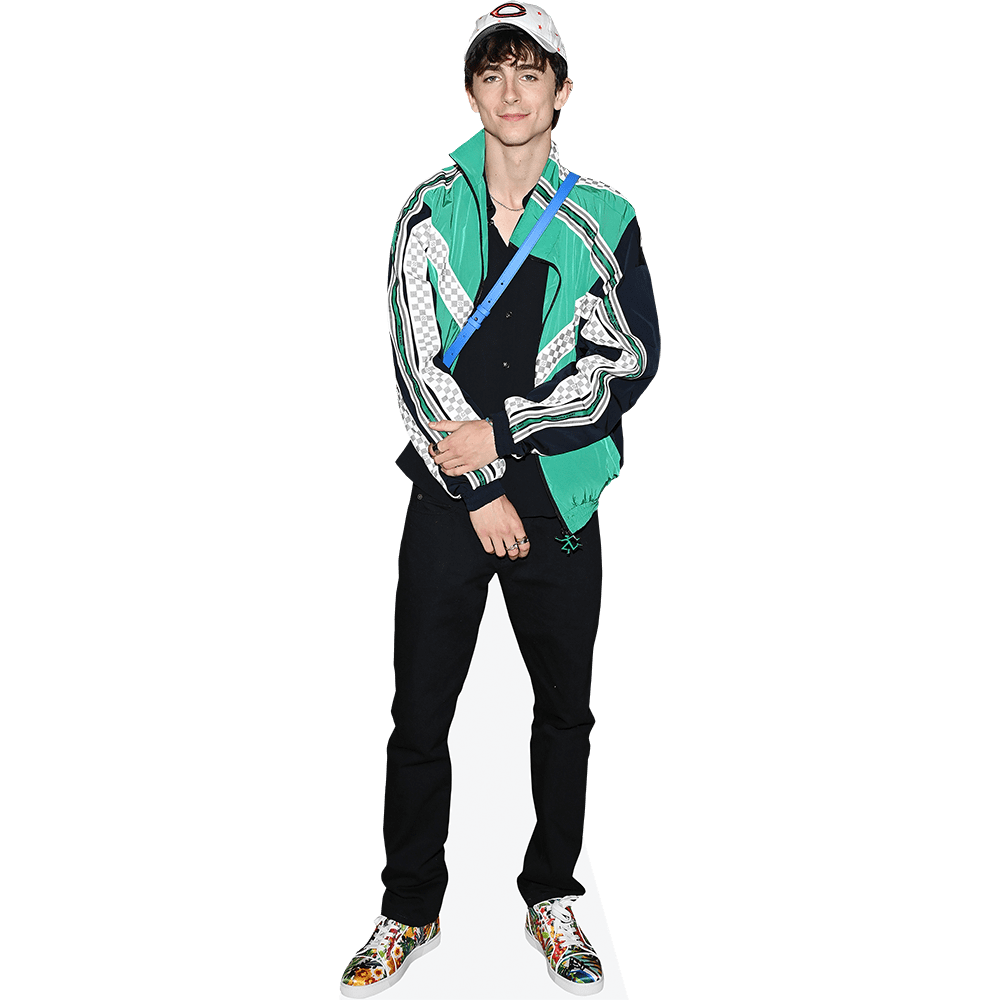 Timothée Chalamet (Cap) Lifesize Cardboard Cutout Standee