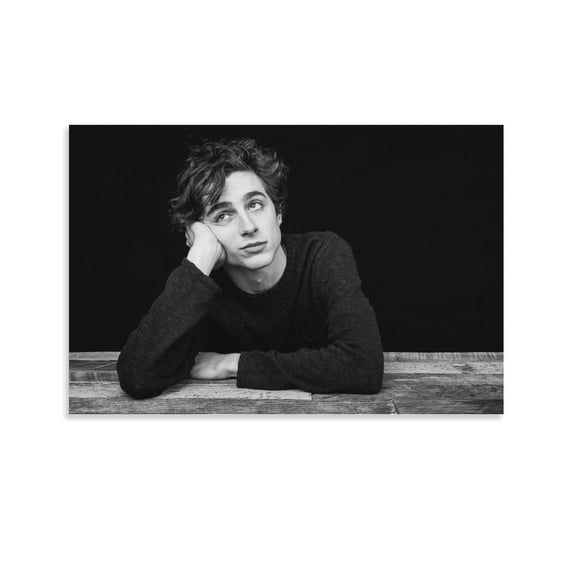 Timothee Chalamet Poster (1) Wall Art Poster Scroll Canvas Painting Picture Living Room Decor Home 12x18inch(30x45cm)
