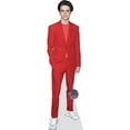 thumbnail image 1 of Timothee Chalamet (Red Suit) Mini Cardboard Cutout Standee, 1 of 5