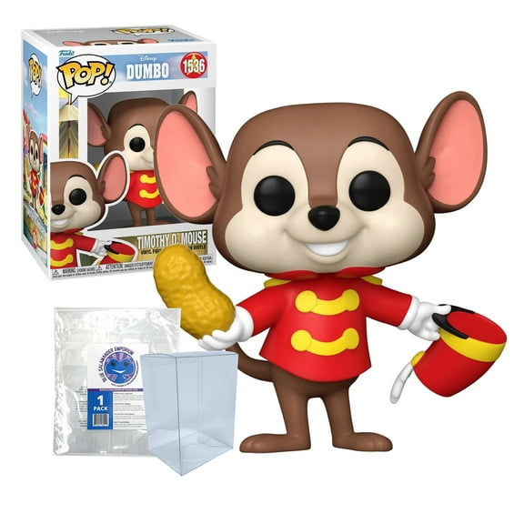 Timothy Q. Mouse #1536 Funko Pop + Blue Salamander Emporium Protective Case